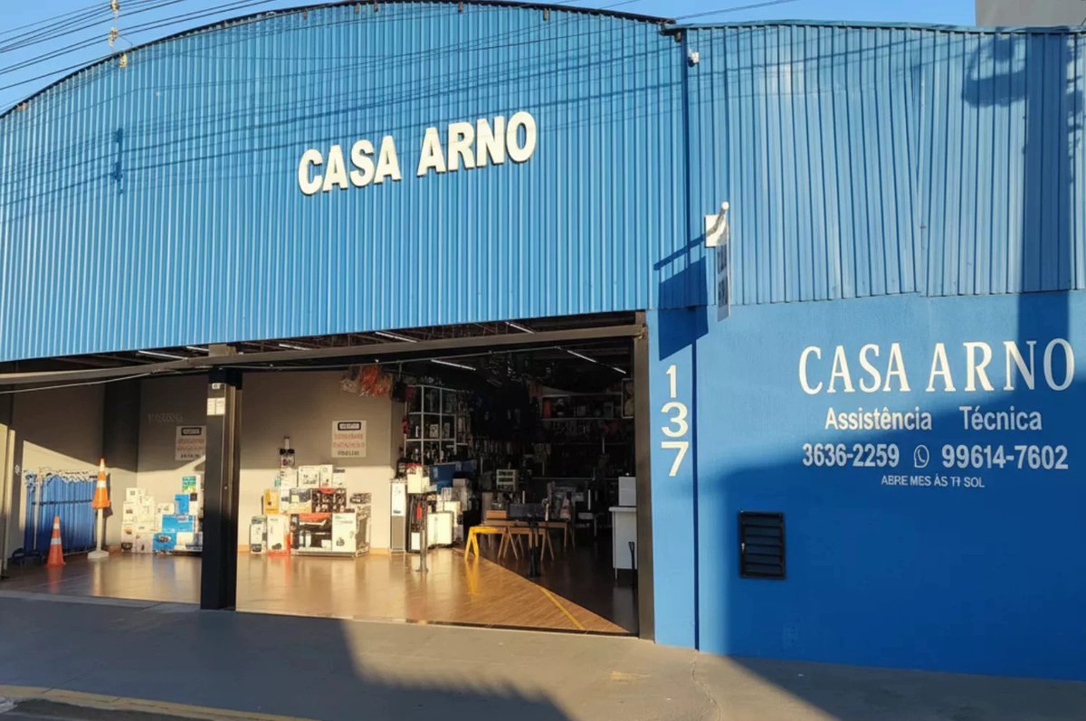 Fachada da Casa Arno — Rua Amador Bueno, 137 — Centro, Ribeirão Preto